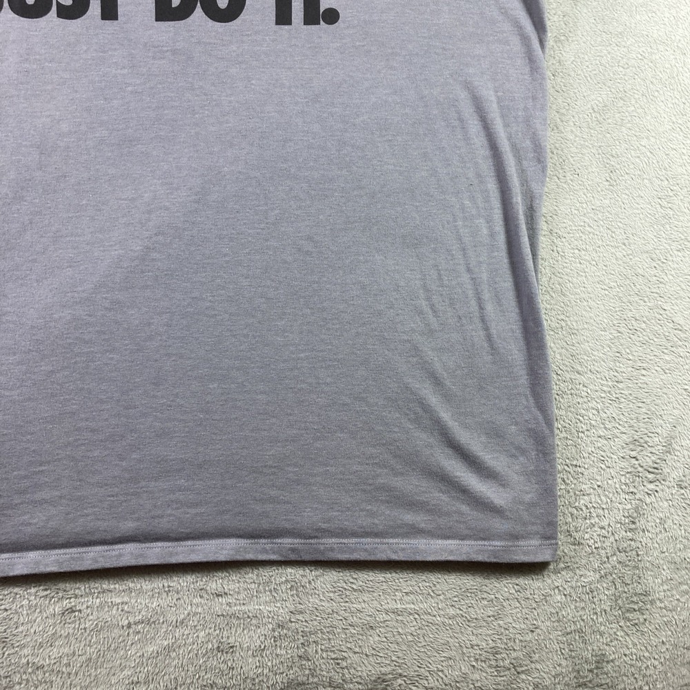 Nike Shirt Adult XL Gray Swoosh Logo Just Do It Graphic Tee Pullover SS READ - Picture 5 of 13